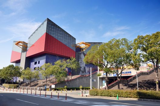 KYOTO- OCT 23: Osaka Aquarium near Tempozan Harbor Village - Osaka, Japan on October 23 2012.