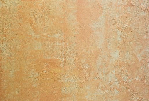 Old rough orange wall