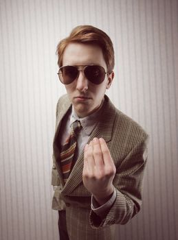 Sleazy Retro Businessman