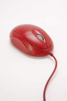 Red computer mouse