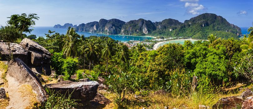 Beautiful view of Phi Phi island from viewpoint