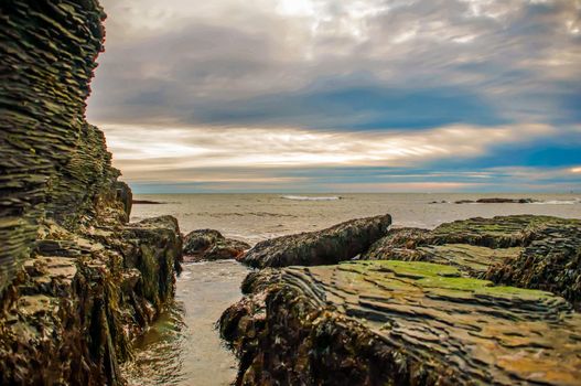 A shot of an early morning aquidneck island, newport, ri