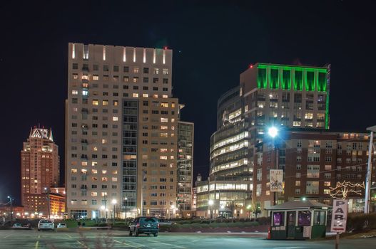 Providence, Rhode Island Skyline at night - December 2010