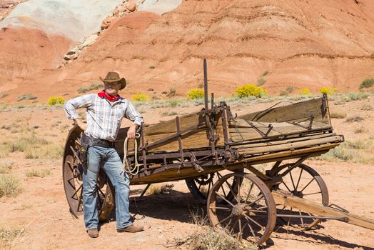 SOUTh WEST - A cowboy takes time to rest and reflect. 