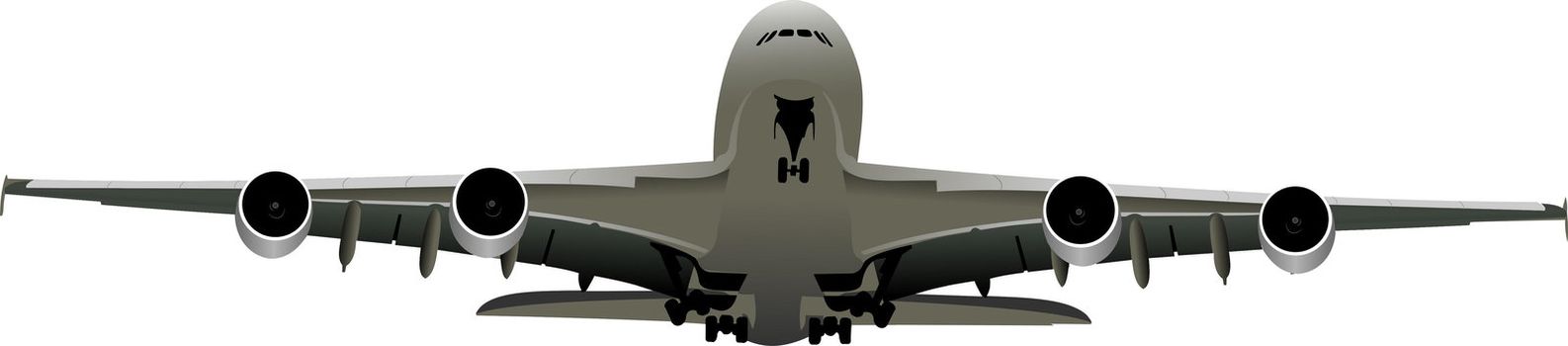 Airplane. Vector illustration