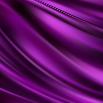 Beautiful Purple Satin Fabric for Drapery Abstract Background