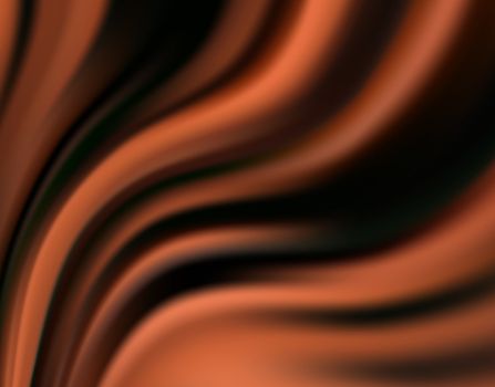 Orange Silk Fabric for Drapery Abstract Background