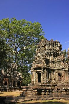 Chau Say Tevoda temple, Angkor area, Siem Reap, Cambodia