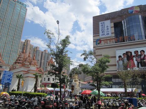 Thai festival in kunming, yunnan province, China