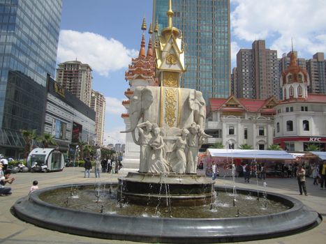 Thai festival in kunming, yunnan province, China