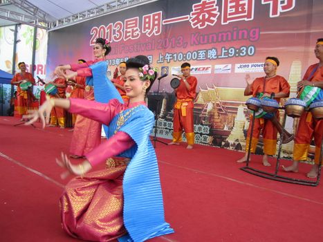 Thai festival in kunming, yunnan province, China