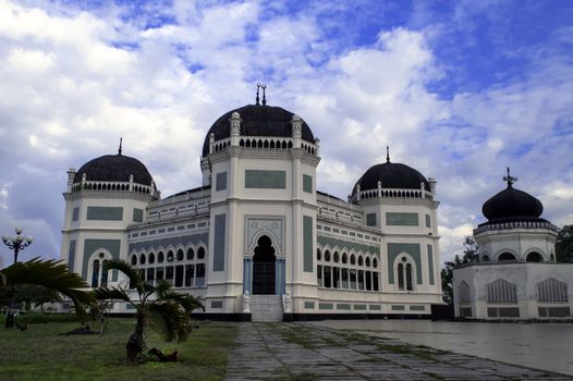 Medan's Great Mosque. North Sumatra, Indonesia 2013.