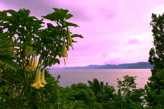  Lake Toba Sundown. North Sumatra, Indonesia.