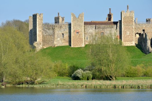 Framlingham castle from Mere