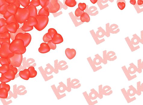 Valentine's Day Love Hearts Greeting card