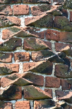 detail of brick pattern