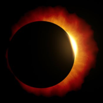 An image of a beautiful sun eclipse