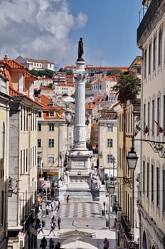 Statue of Dom Pedro IV, Lisbon, Portugal