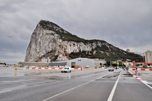 Entering to Gibraltar trough an airport