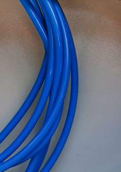 Multicolored computer cable