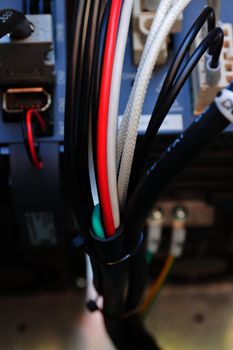 Multicolored computer cable