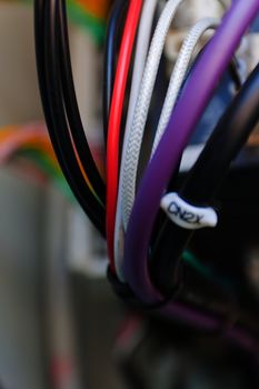 Multicolored computer cable