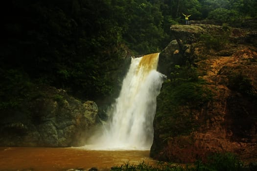 Salto Baiguate waterfall, Jarabacoa, Dominican Republic