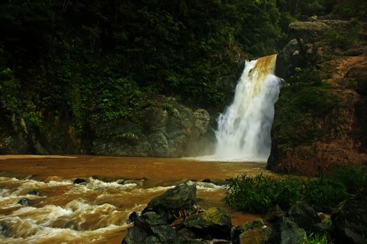 Salto Baiguate waterfall, Jarabacoa, Dominican Republic