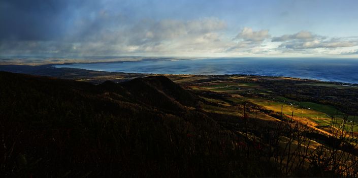 Top mountain Panorama - Gaspe Peninsula