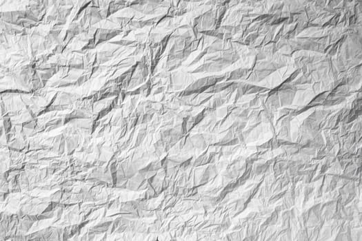 crumpled white paper as a background. macro shot