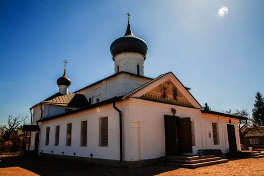 Russian orthodox church in Staraya Russa, Russia