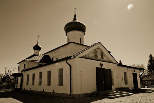 Russian orthodox church in Staraya Russa, Russia