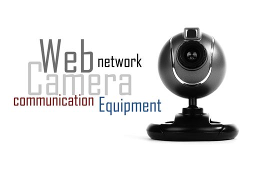 Web camera isolated on white
