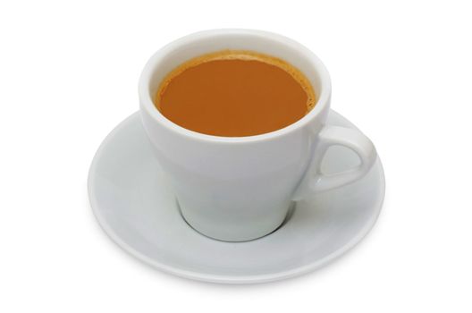 Coffee espresso isolated on white + Clipping Path