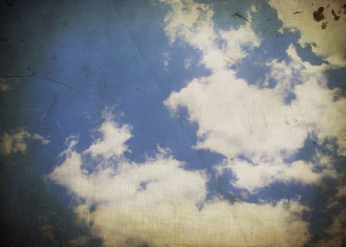 Vintage sky background, texture with the base of the sky.