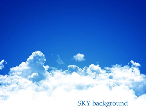 blue sky background