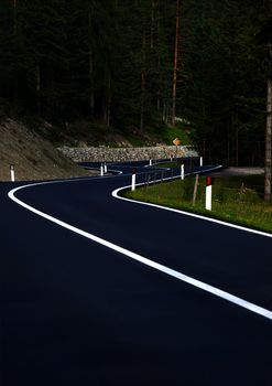 Road in the mountains