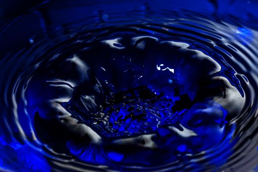 Abstract of Water Drops and droplets, Fresh Liquid concept, Copy Space, High speed