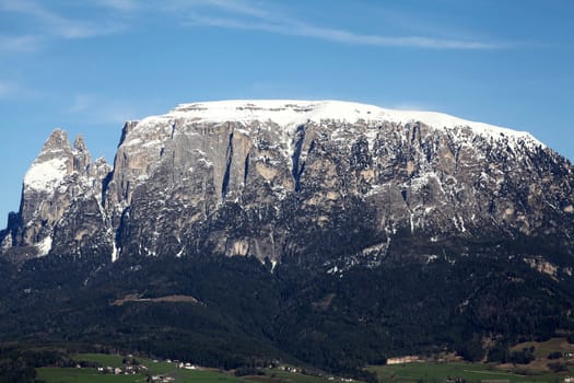 Renon, Bolzano in Italy Sciliar mountain