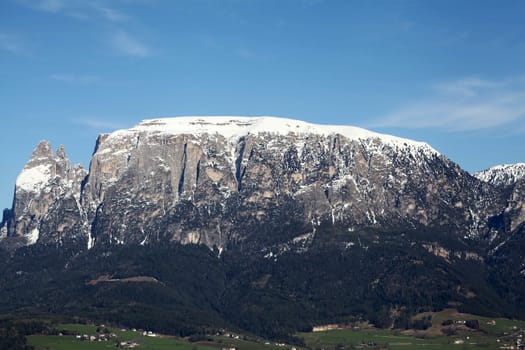 Renon, Bolzano in Italy Sciliar mountain