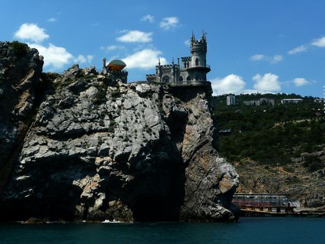 Swallow's Nest, Scenic Castle over the Black Sea, Yalta, Crimea, Ukraine