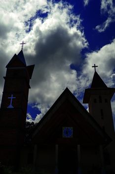 Santo Fransiskus Asisi
Gereja Katolik Paroki
Samosir Island, Lake Toba, North Sumatra, Indonesia.