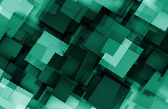 Colorful Squares Background with a Edit Blocks