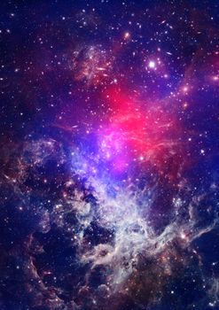 Small part of an infinite star field of space in the Universe