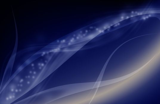 Blue abstract line glowing background