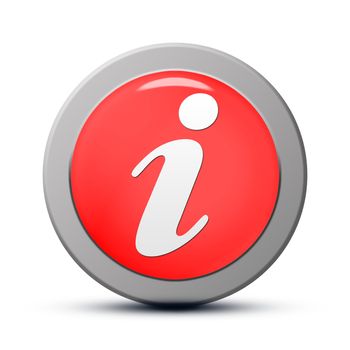 Icon series : red round Info button