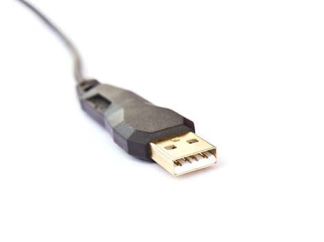 USB cable isolate on the white background