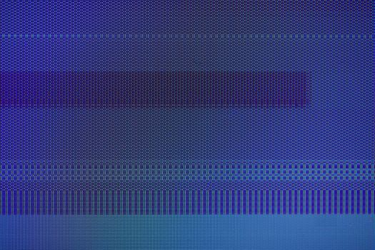 Abstract blue computer pixels background texture pattern.