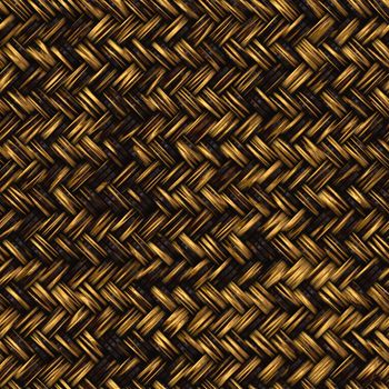 Seamless computer generated high quality woven basket twill texture background