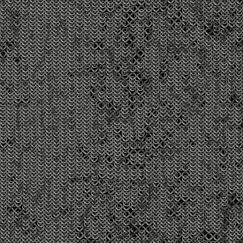 Seamless computer generated metal chain mail texture